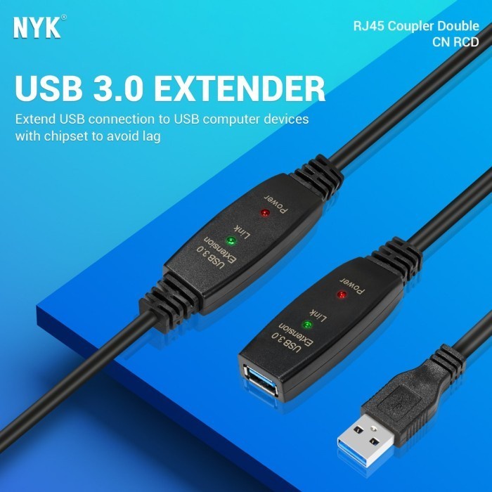 USB EXTENSION Kabel USB 3.0 Active Extender with Chipset Extension 10M