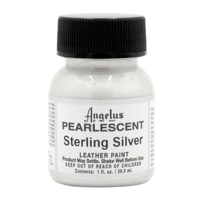 

Angelus Pearlescent Sterling Silver Cat Bahan Kulit 1 Oz 29 Ml Usa