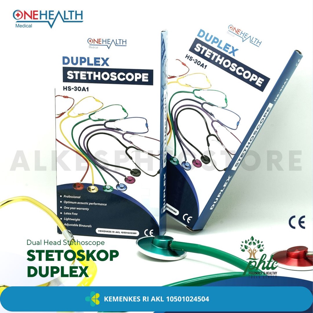 ONEHEALTH Duplex Stethoscope l Stetoskop Duplex