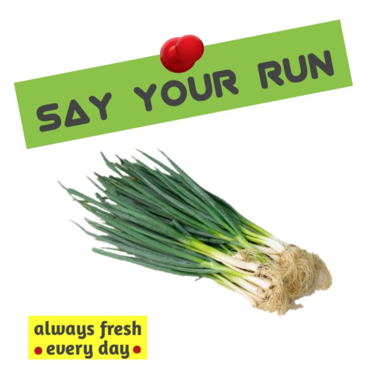 

Sayur Murah!!! Daun Bawang per ikat ± 250 gram