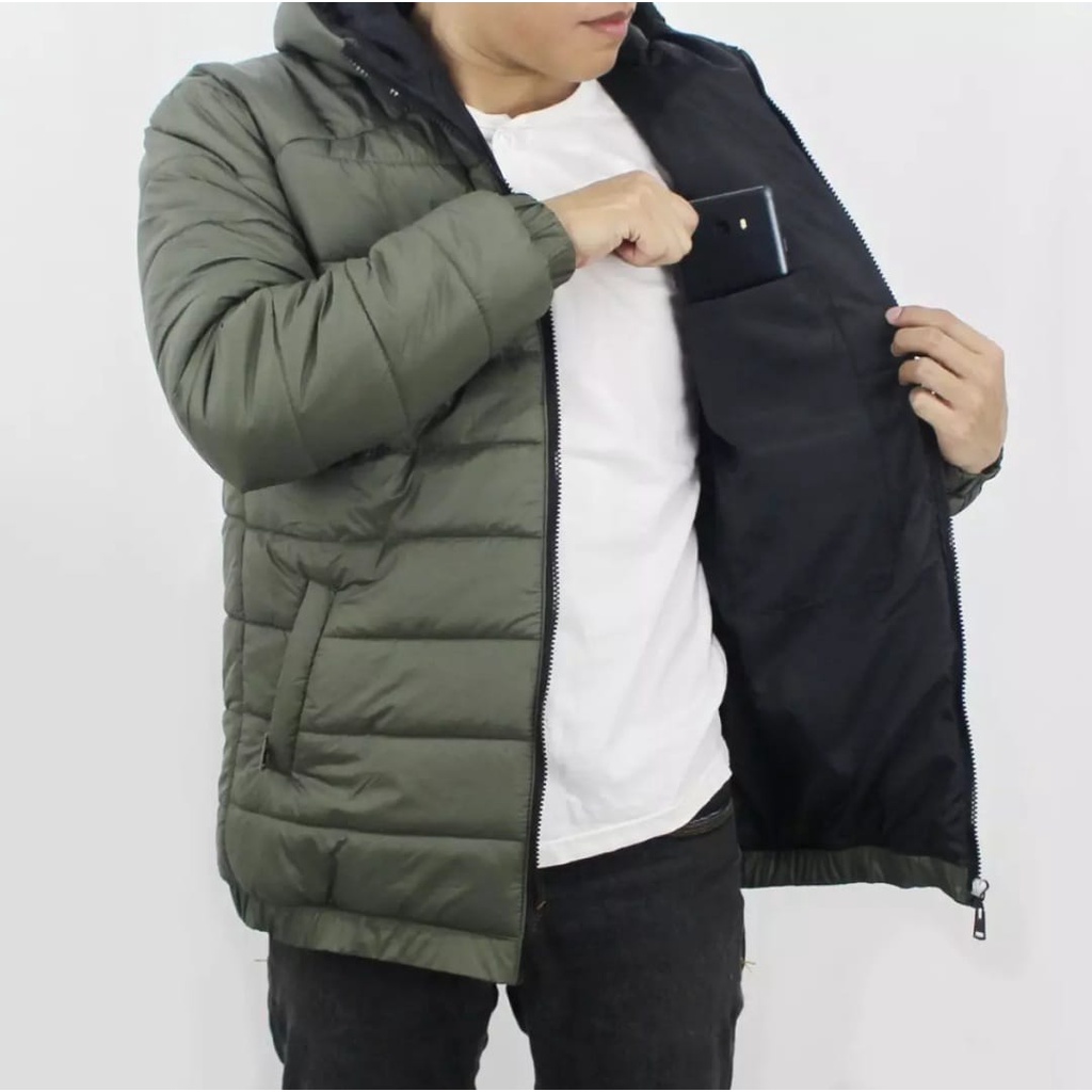 BIG PROMO Jaket Puffer Pria Wanita / Puffer Jacket / Jaket Musim Dingin / Jaket Kembung / Jaket