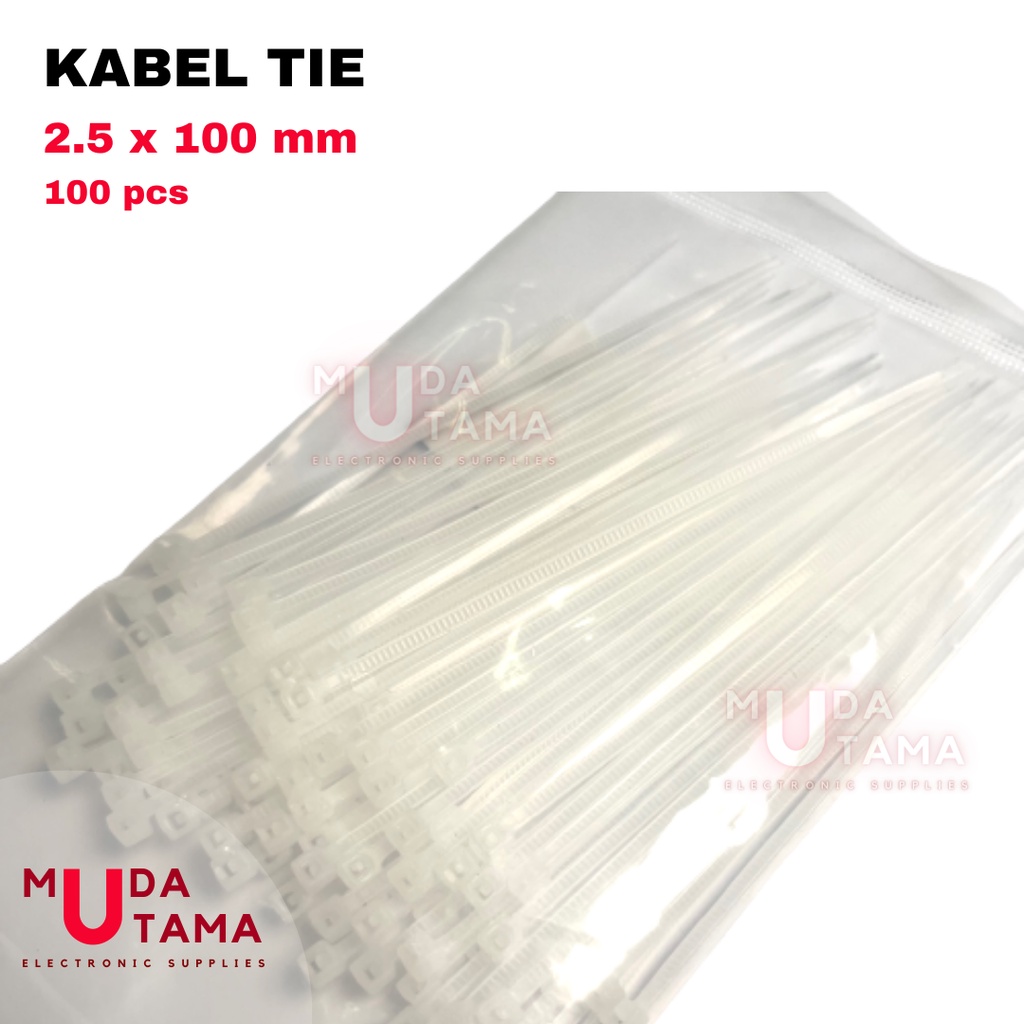 Kabel Ties 10 cm / Pengikat Listrik / Kabel Tie / Pengikat Makanan