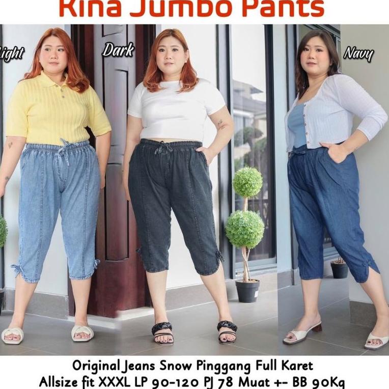 New Stock Celana 7/9 Titta Jumbo . Celana jeans denim jumbo & super jumbo. Celana 7/9