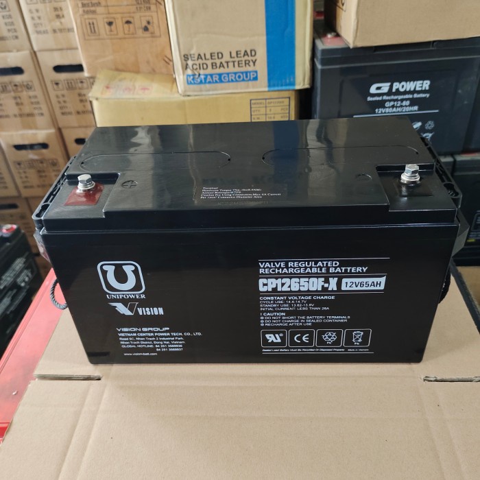 AKI KERING VRLA 12V 65AH VISION