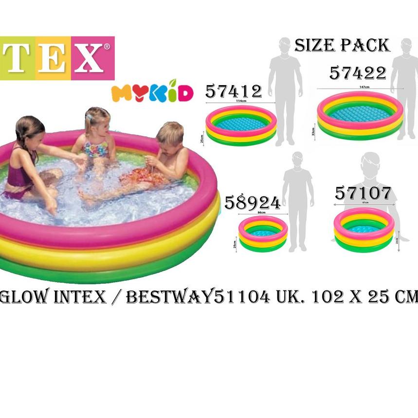 ➺ Kolam Anak Intex / Kolam Karet Intex /Kolam Renang intex ♧