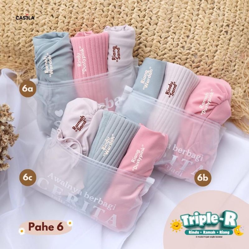 Pashila casila 3R Riang Rindu Ramah hijab bayi Hijab jersey