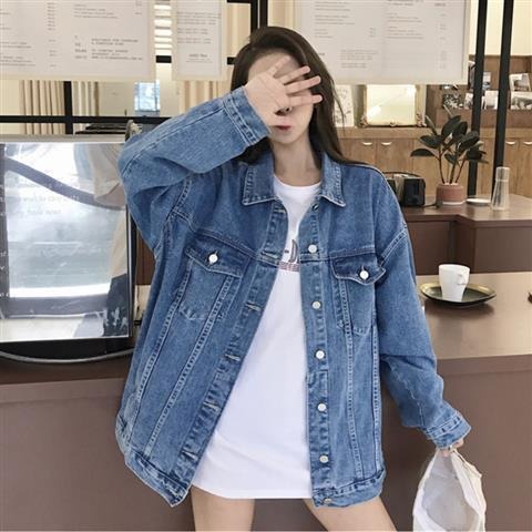 Jaket jeans wanita import /jaket oversize/jaket kekinian bangkok denim