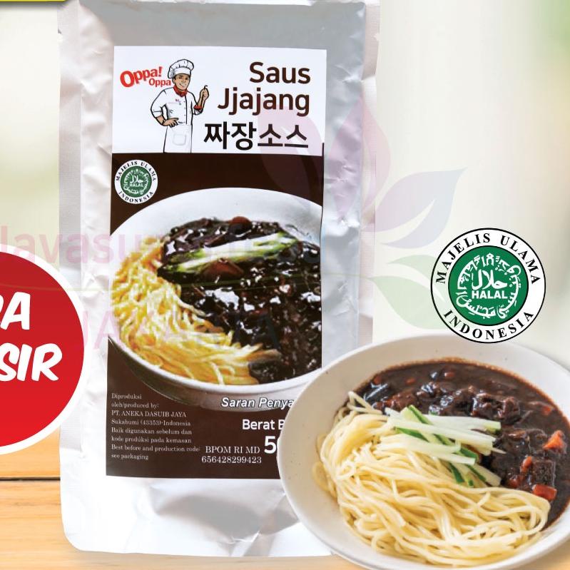 

✮ Saus Jjajang Halal Pasta Kedelai Hitam 500g Saus jjajangmyeon Oppa!Oppa ➻