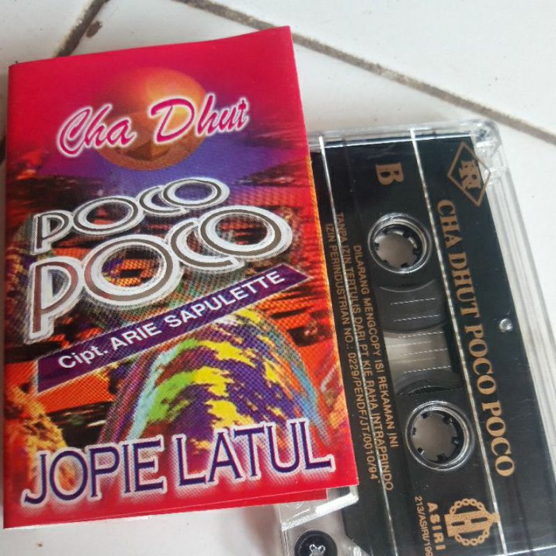 kaset jopie latul poco poco dang dut