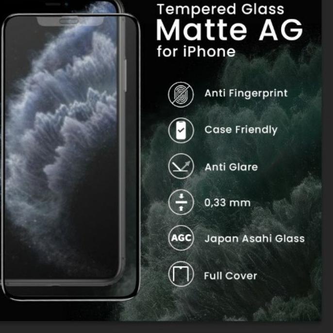 ✱ Tempered Glass Gaming Matte iPhone X XS XR XS MAX 11 12 Pro Max ☻