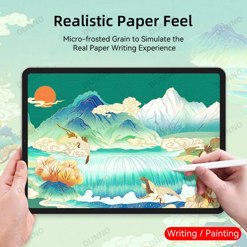 Untuk iPad Pro 11 12.9 2018 2020 2021 2022 10 9 8 7 6 5 10.9 10.2 9.7 Paper Like Screen Protector Lukisan Tulis Matte Paperlike Film Untuk iPad Air Mini 6 5 4 3 2 10.5 10.9 7.9 8.3