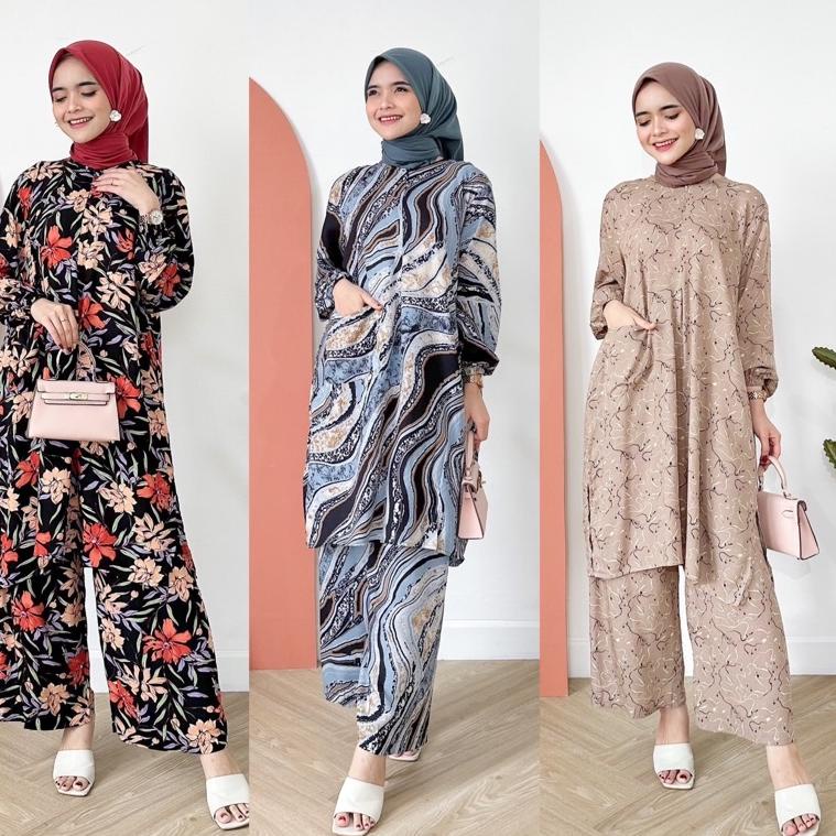 Stok Terbatas New Arumi Set Celana / One Set Celana Hd.Id