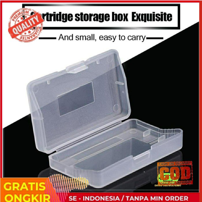 SG Case Kaset Gameboy GBA Dan GBA SP Cartridge GB Micro Transparant