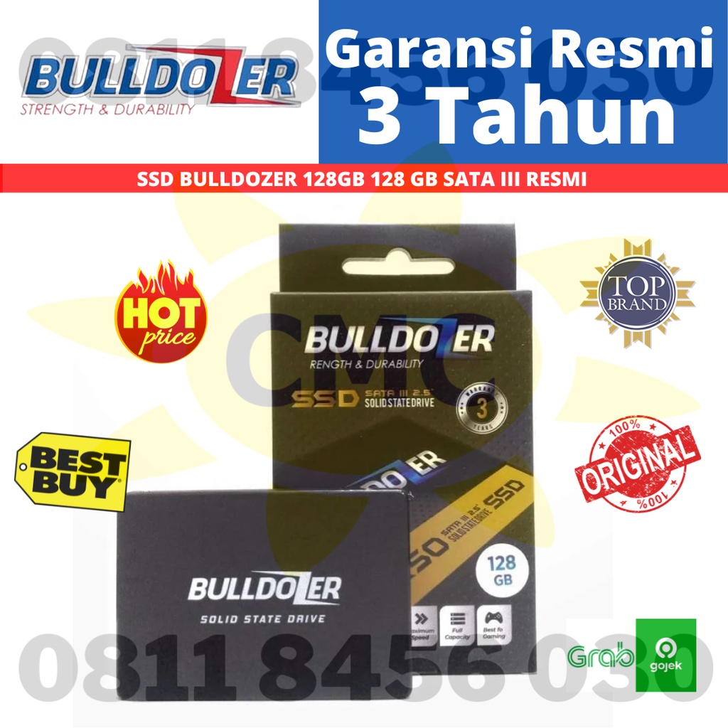 SSD BULLDOZER 128GB 128 GB SATA III RESMI