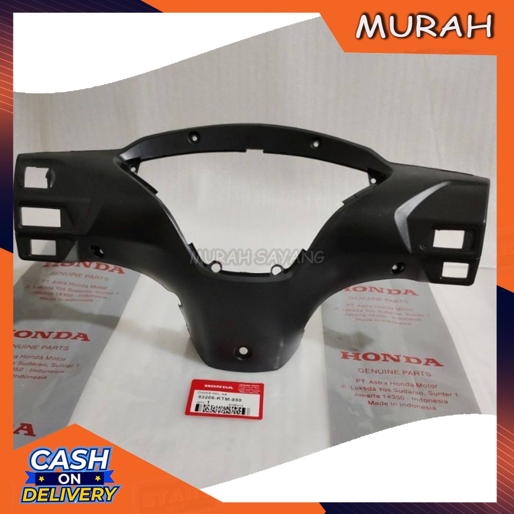 Cover Batok Lampu Depan Bagian B Belakang Honda Supra X 125 Batman 2007 Hitam - Supra x 125 - Supra 