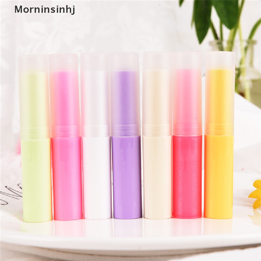 Mornin 10Pcs Tabung Bibir Kosong Wadah Lip Balm Plastik Lip Gloss Sub-Botol id