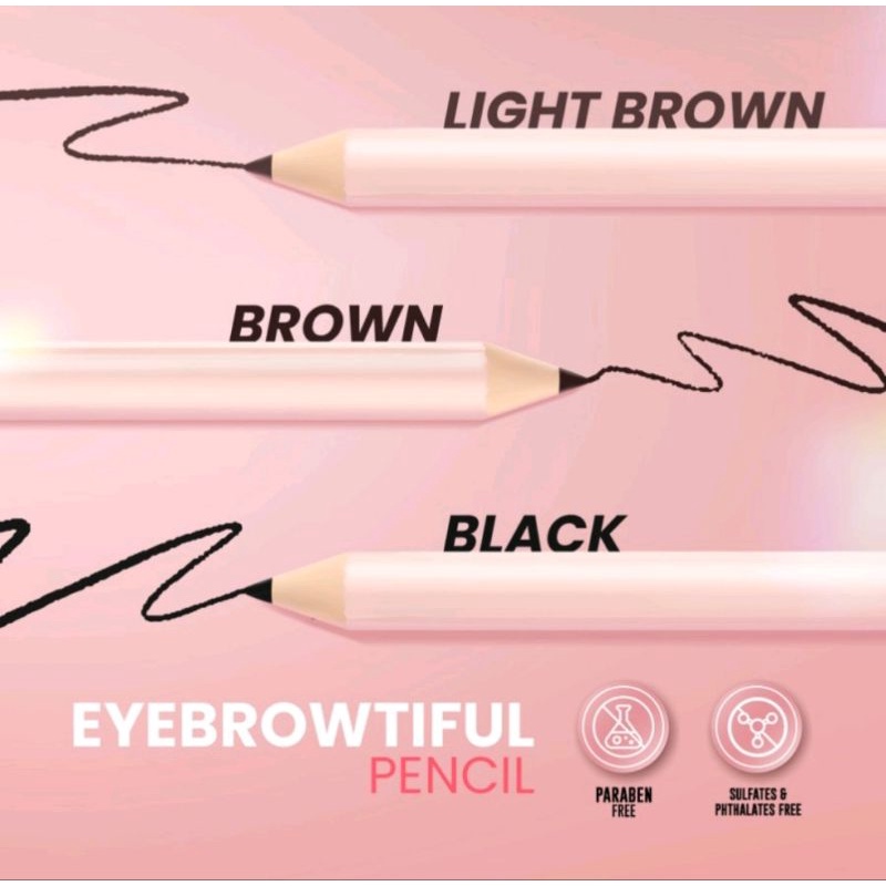 Hanasui Eyebrowtiful Pencil Original Pensil alis eyebrow kayu