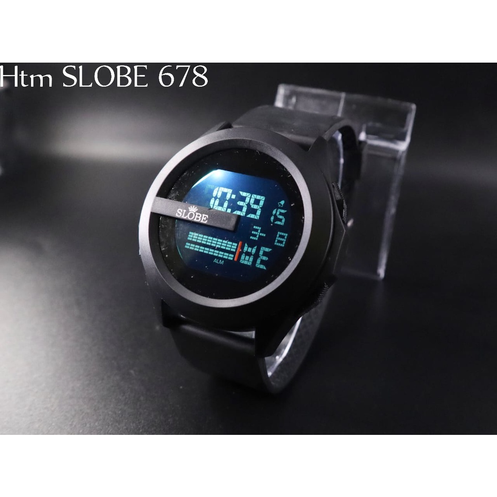 Jam tangan sporty pria digital SLOBE original | Jam tangan cowok Keren Watter resistant