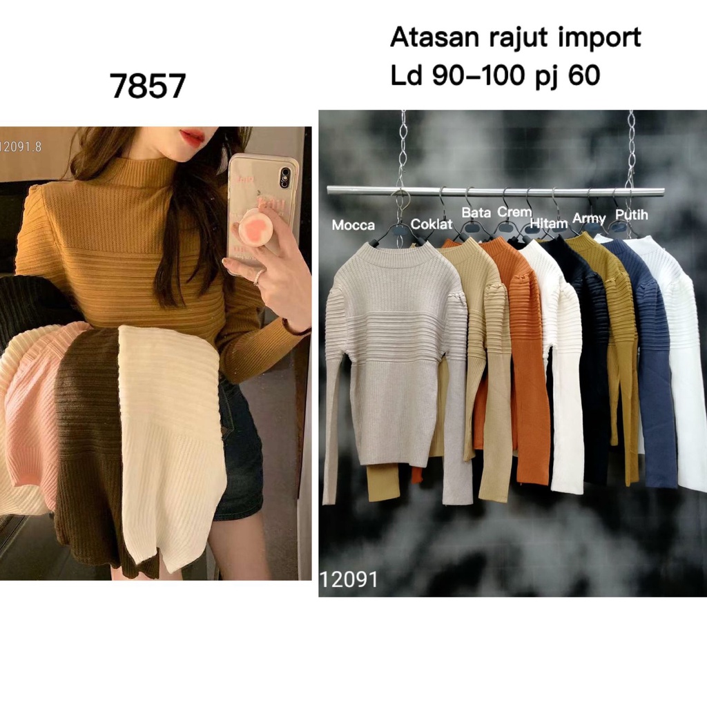 ATASAN RAJUT IMPORT MV-7857