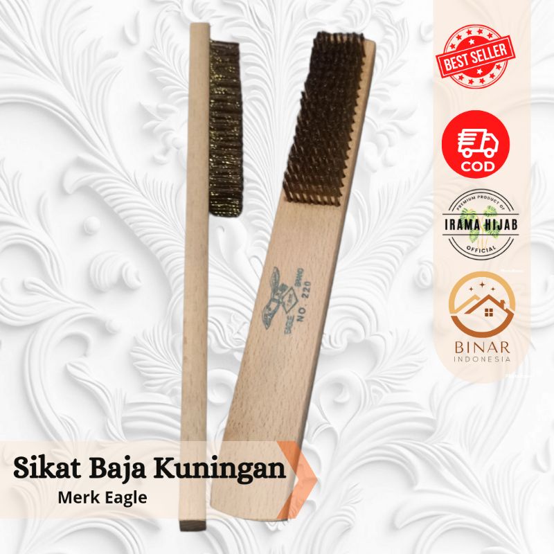 sikat kawat kuningan / sikat baja kuningan