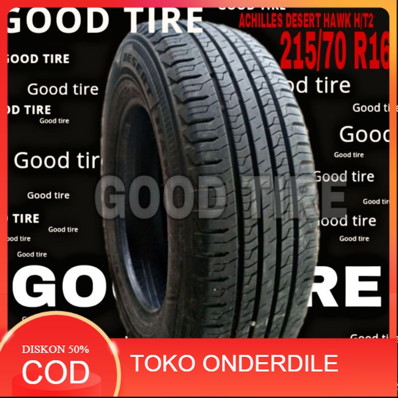 ACHILLES DESERT HAWK H/T 215-70-16 R16 RING 16 COPOTAN SEKEN SECOND BEKAS BAN MOBIL TERIOS LAMA