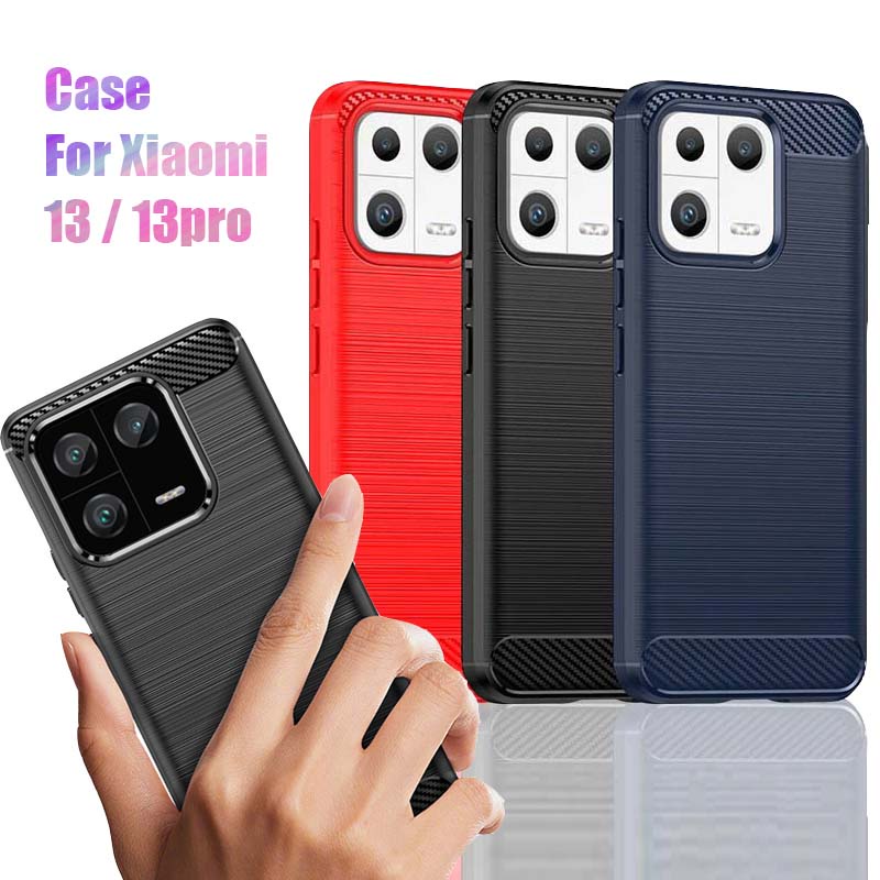 Untuk Xiaomi13 13Pro Warna Soft Silicone Phone Back Cover Cakupan Penuh Shockproof Pelindung Casing Ponsel Untuk Xiaomi Mi13 Mi 13 Pro