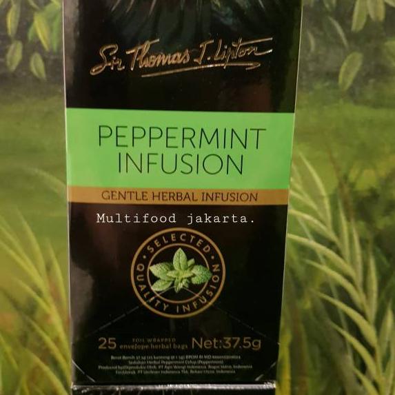 

♡ Lipton peppermint infusion tea ♨