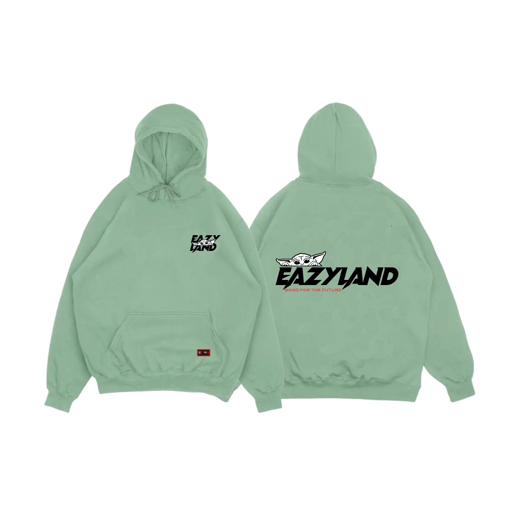 EAZY LAND Hoodie &amp; Sweatshirt Pria Warna Cream Switer Jaket Hodie Bahan Flece Tebal Hudie Size M-XL Sweater Hoodie Pria &amp; Wanita