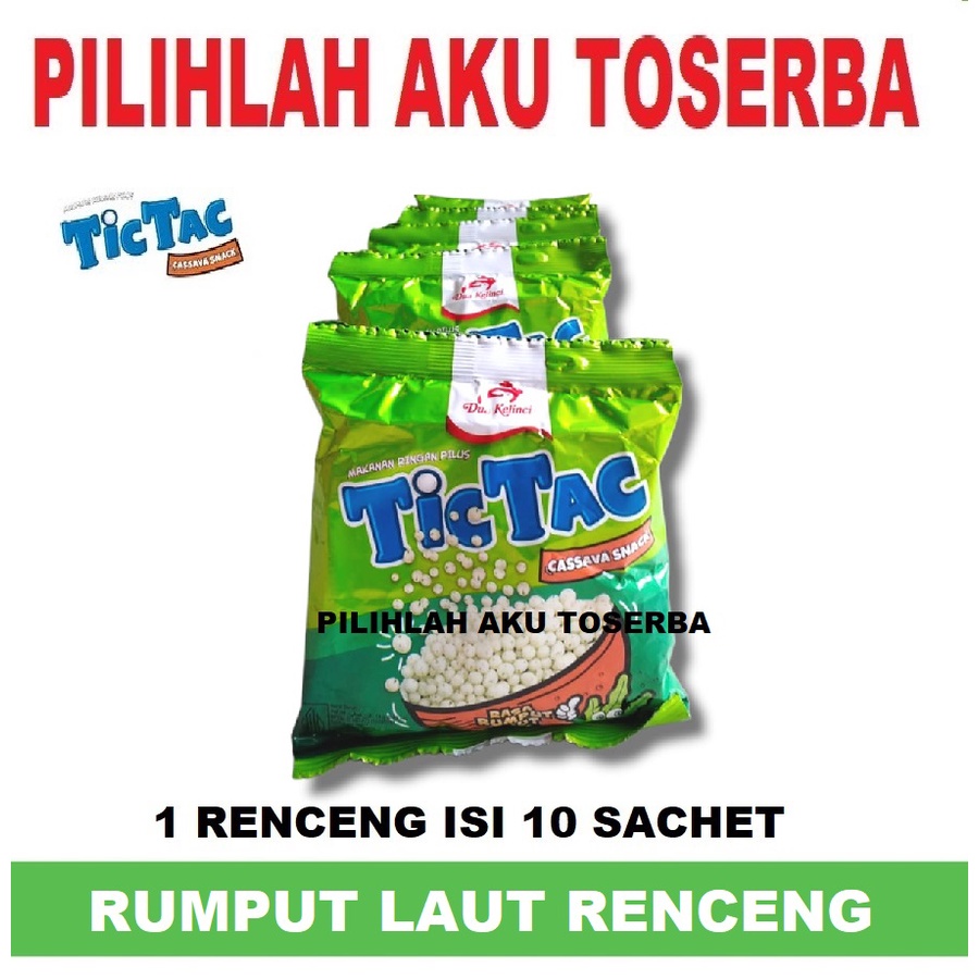 TIC TAC RUMPUT LAUT RENCENG - ( HARGA PER RENCENG )