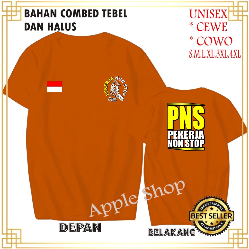 APP Kaos DB DTF PNS Pekerja Non Stop HENG Kaos Murah /Pakaian Pria pakaian Wanita Best Seller