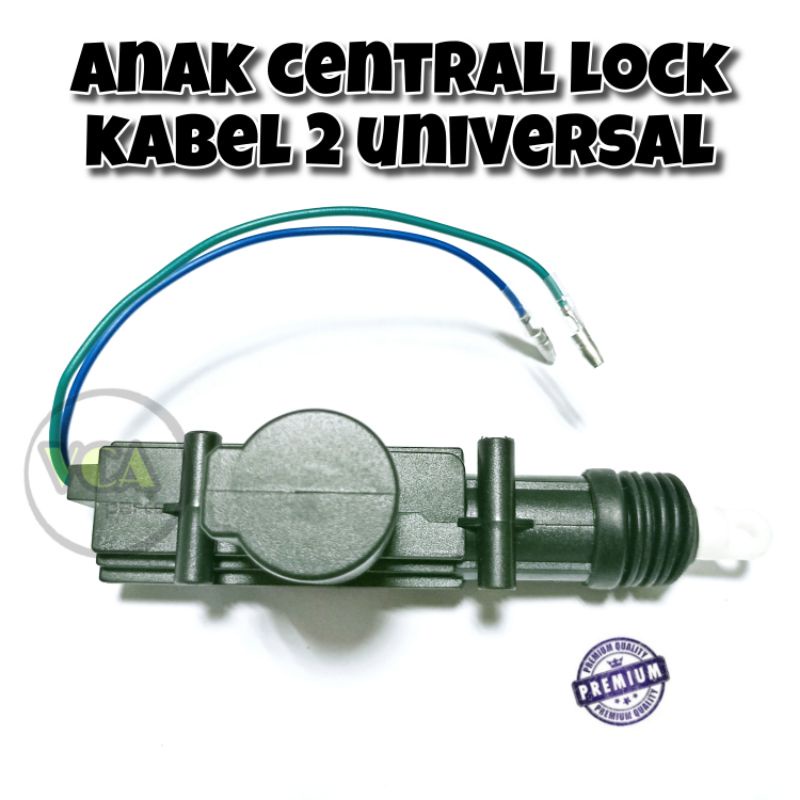 ANAK CENTRAL LOCK/PISTOL SENTRAL LOCK MOBIL 2 KABEL UNIVERSAL.