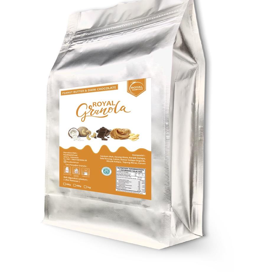 

➮ ROYAL Granola 1 KG PEANUT BUTTER & DARK CHOCOLATE ♛