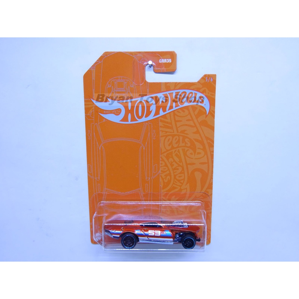 Hot Wheels Orange Blue Project Speeder