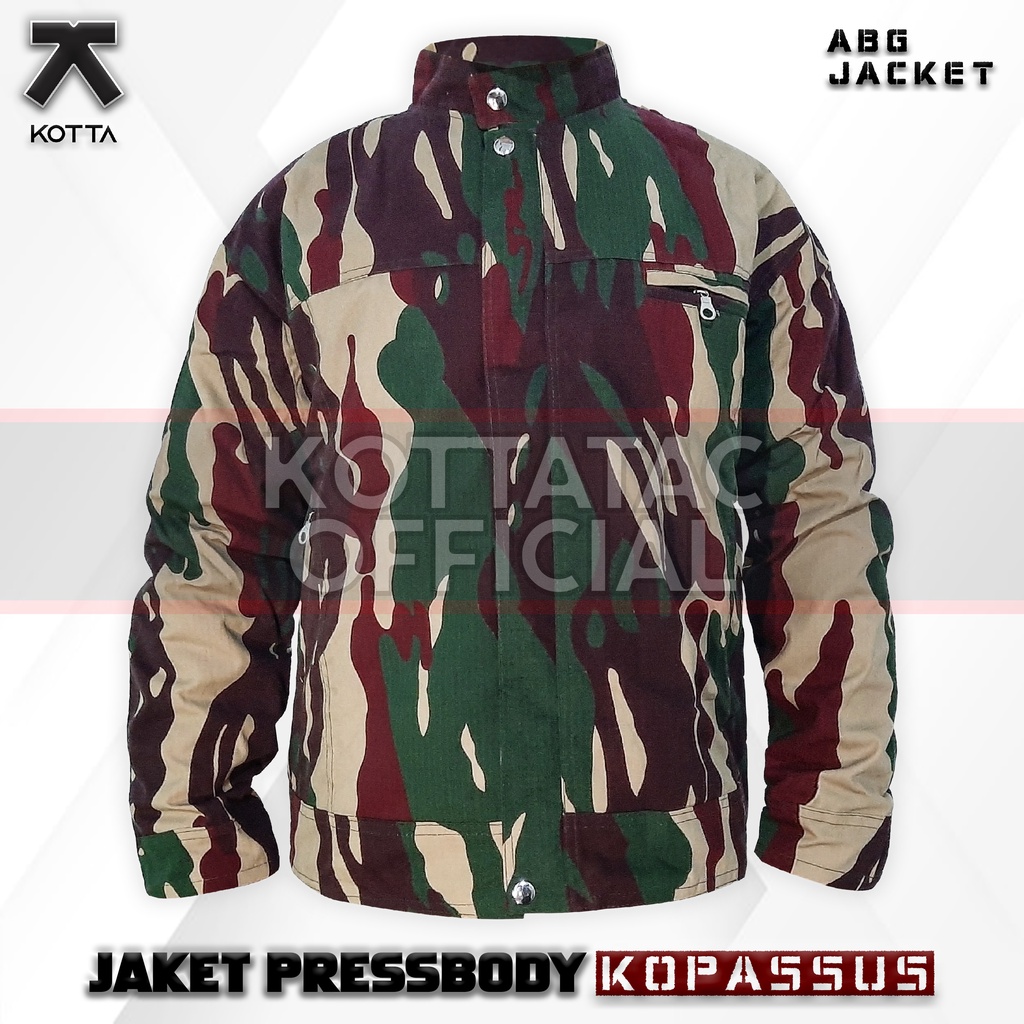 Jaket | Jaket Kopassus Body Press | Jaket Kopasus Body Fit | Jaket Loreng Kopasus | Jaket Mantel