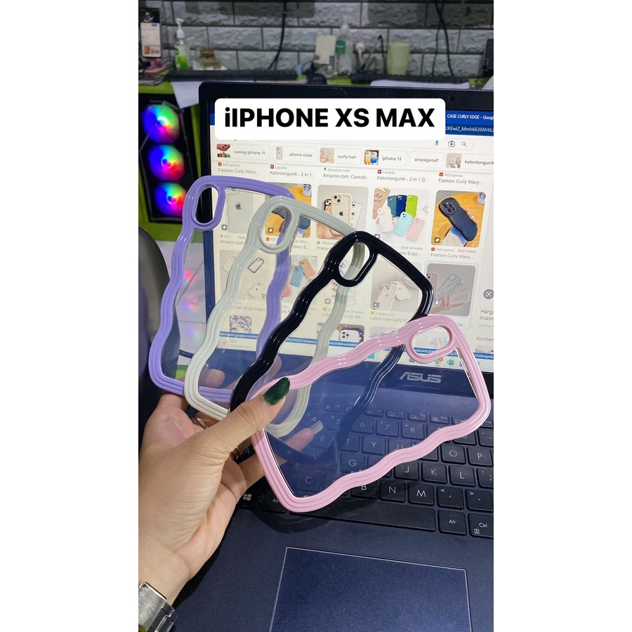 CASE  CURLY EDGE ( IPHONE XS MAX ) CASE TERBARU 2023 - CENTRAL GROSIR PGC