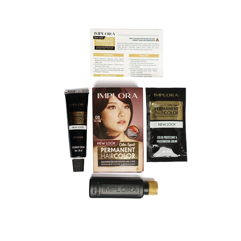 Implora Hair Color Red Wine - 08