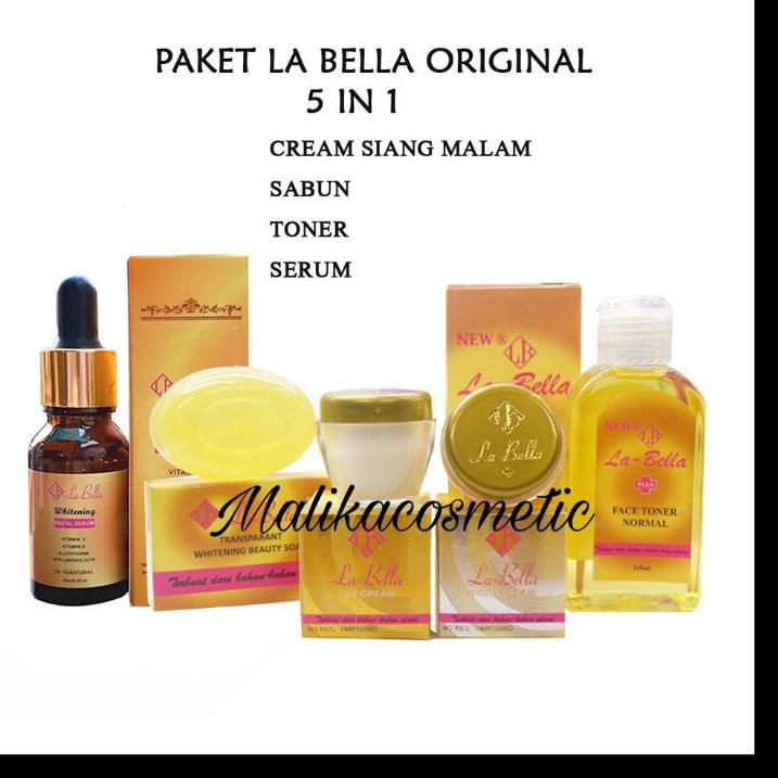 ✱ PAKET 5 IN1 CREAM LA BELLA / Paket lengkap Labella gold original / La bela / La bella Original ❊