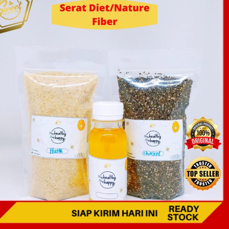 

Z87 Paket Makanan Diet Tinggi Serat Fiber Psyllium Husk Chia Seed Madu Murni Diet Karbo Rendah Kalori BIG DISKON ヷ