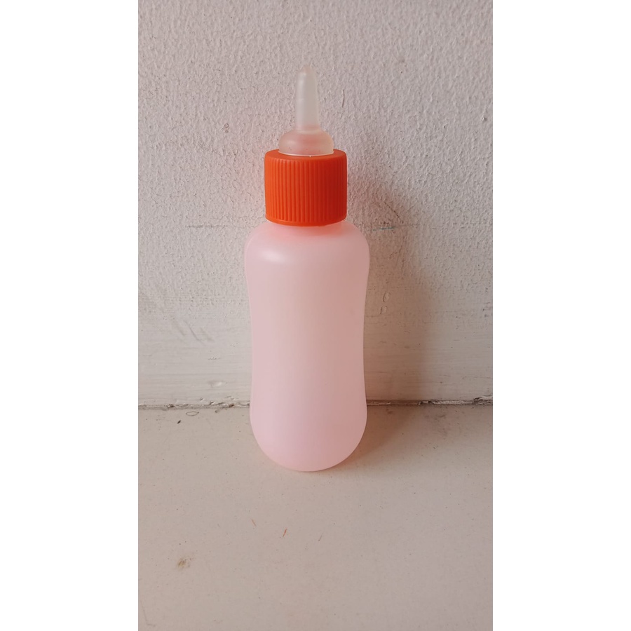 DOT BOTOL SUSU Untuk Anak Kucing Polos Bahan Plastik ( TANPA SIKAT ) 100 ML