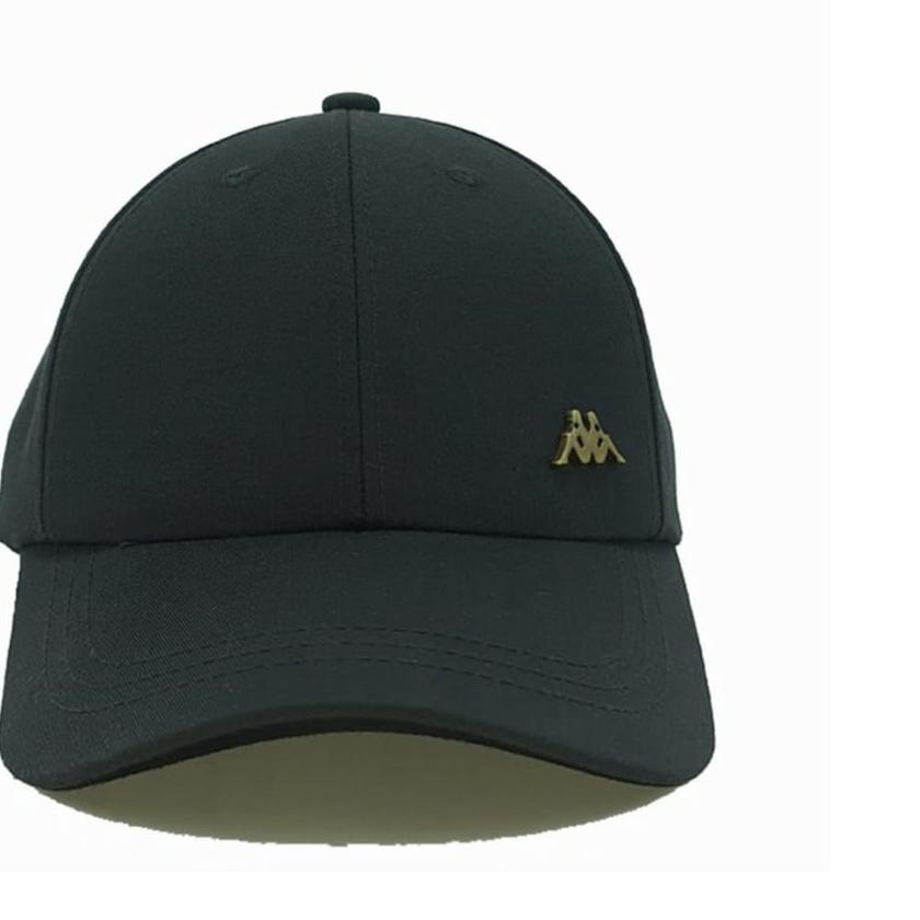 ➳ Kappa Topi Logo Pin KH4AP955 - Black ➻