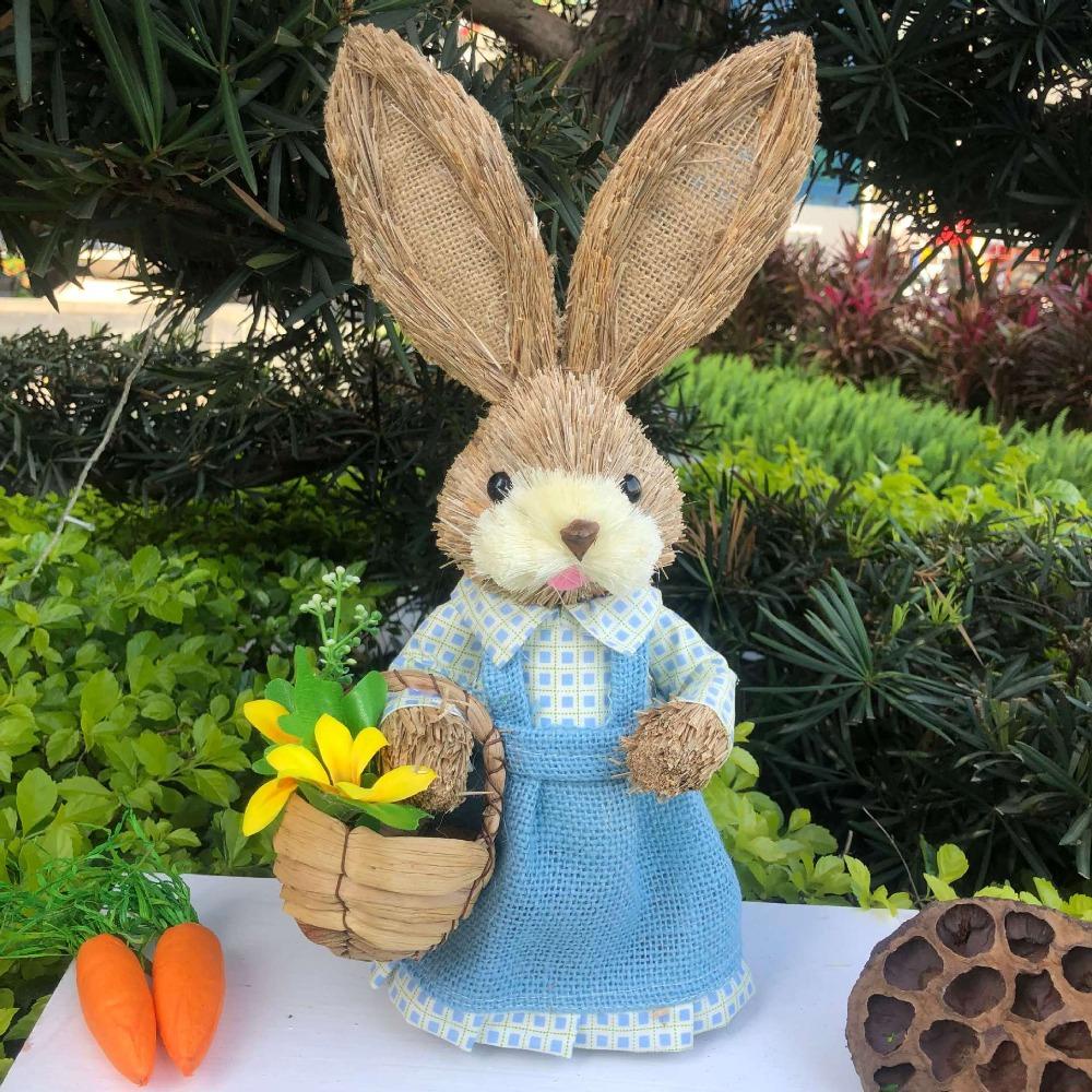 SUYO Kelinci Dekorasi Pernikahan Ornamen Pastoral Hadiah Paskah Pesta Rumah Taman Standing Rabbits