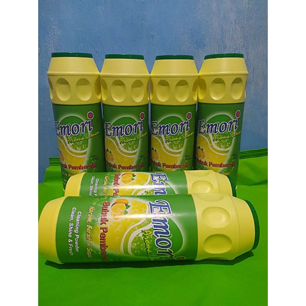 bubuk pembersih serbaguna aroma lemon emori 500gr