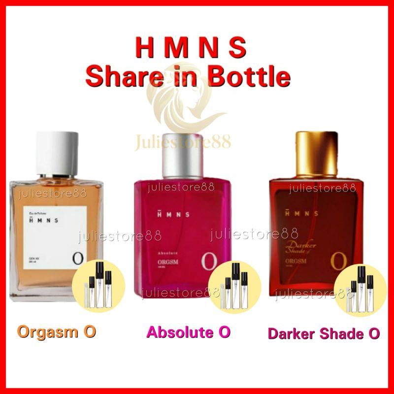 (Decant / Share) HMNS Parfum O Orgasm Untitled Absolute Orgasm Darker Shade Orgasm