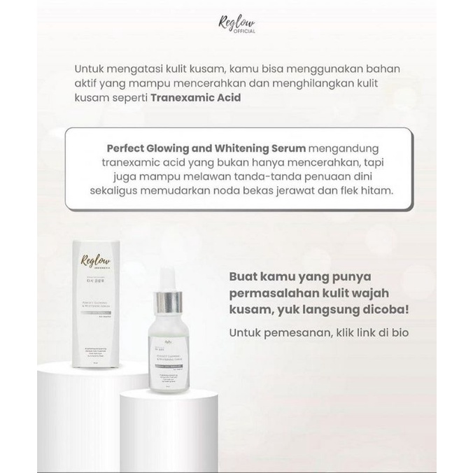 REGLOW - REGLOW SEPAKET PERFECT | PAKET LENGKAP SERUM CREAM TONER MASKER SHEET MASK | SKINCARE GLOWI
