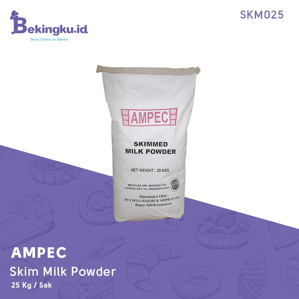 Susu Bubuk Ampec Skim Milk Powder 25kg