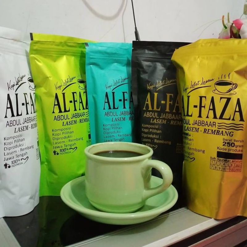 200 gram READY KOPI LELET AL FAZA 100% ASLI KOPI MURNI LELET LASEM