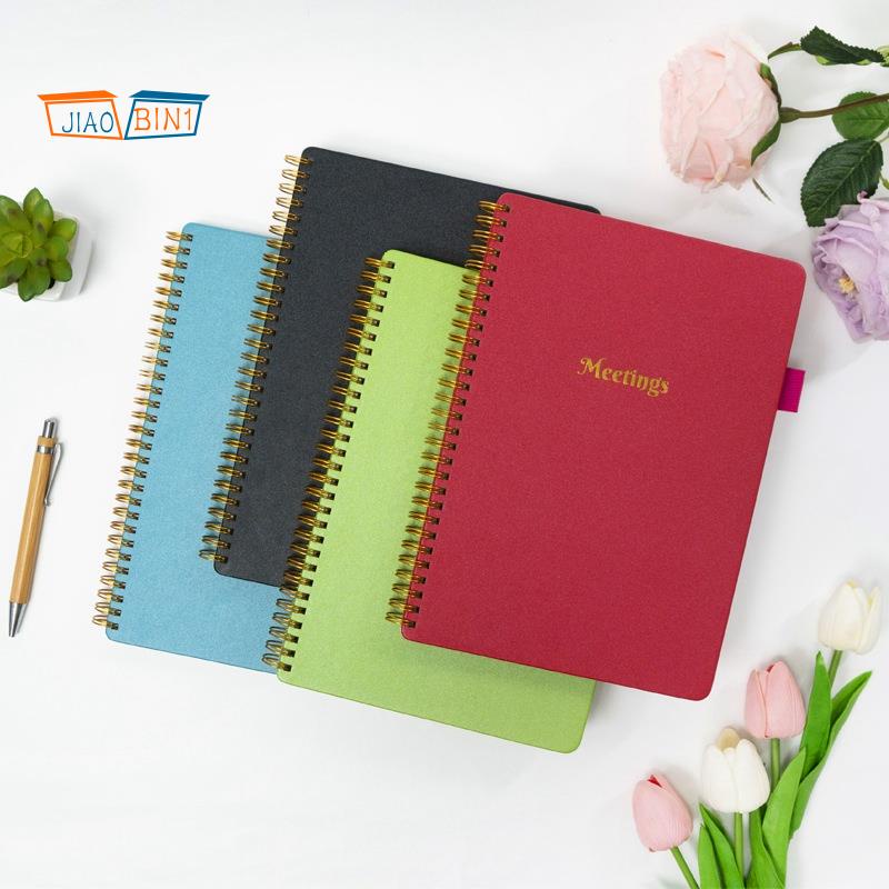 Buku Tulis Agenda Planner Meeting Rekam Rapat Bisnis Kantor Notebook P