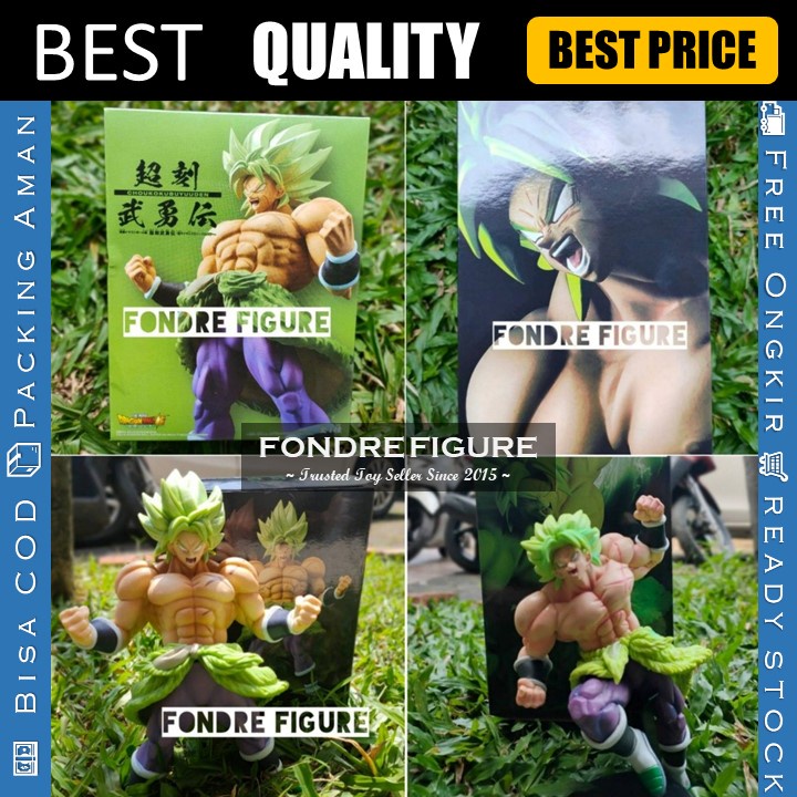 PVC BANPRESTO BROLY SUPER SAIYAN BROLLY FULL POWER CHOUKOKU BUYUDEN DRAGON BALL Z ACTION FIGURE KWS