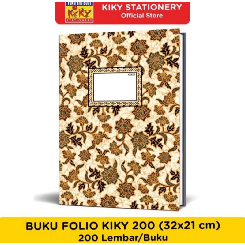 

Buku Folio 200 Lembar Kiky Hard Cover