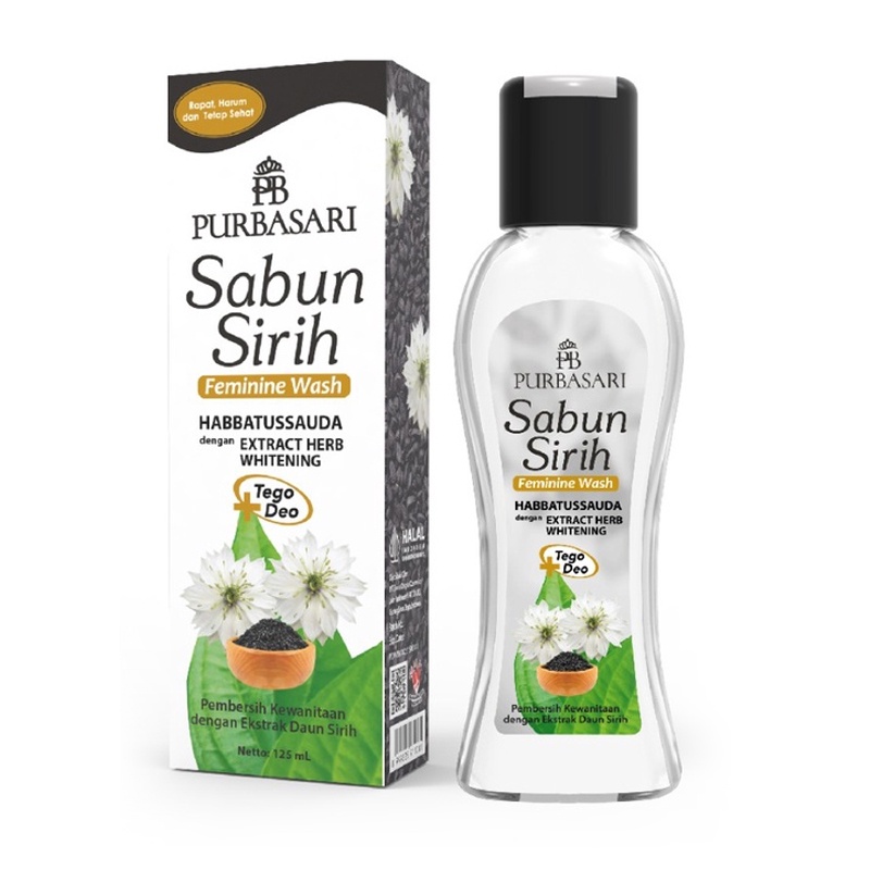 ❤ RATU ❤ Purbasari Sabun Sirih 60ml - 125ml | Sabun &amp; Parfum Kewanitaan Ekstrak Daun Sirih